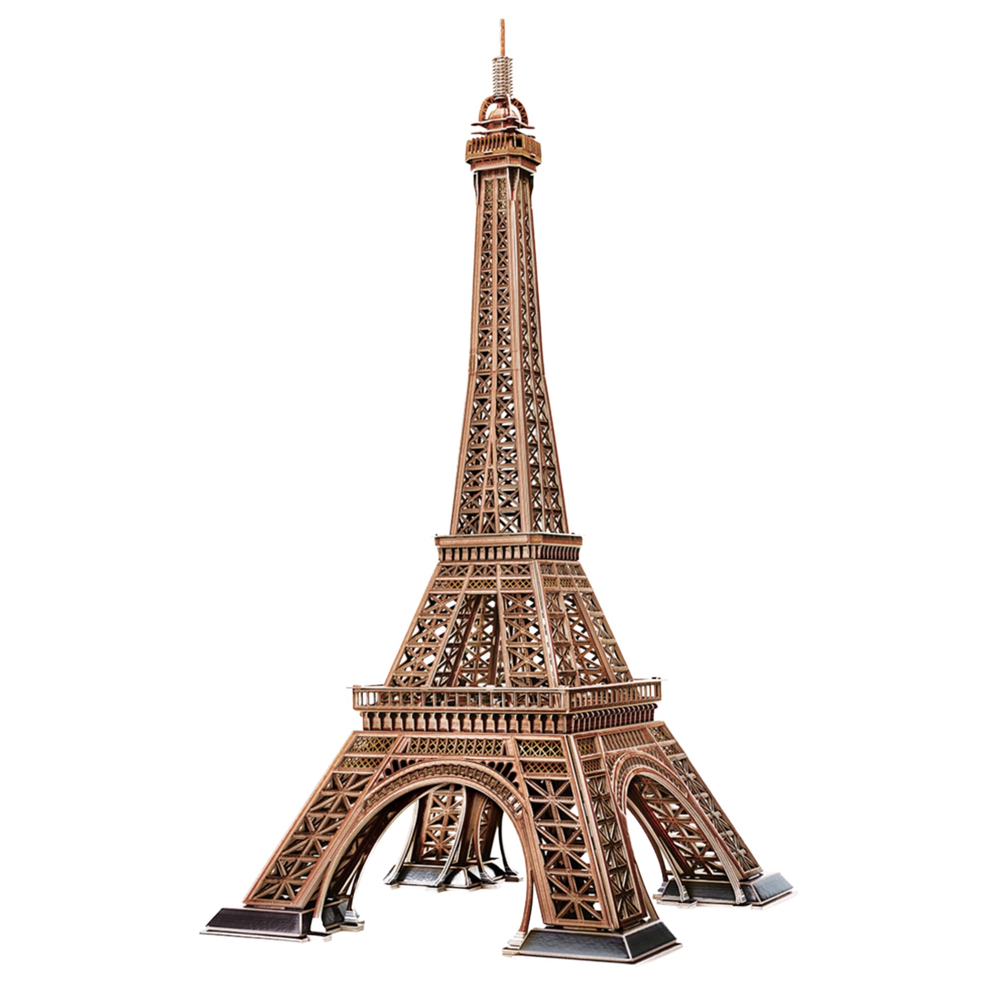 EXPLORA - Torre Eiffel - Puzzle 3D - 540041-314 Pezzi - Monumento Storico - Livello 10 - Senza Colla o Forbici - Educativo - Parigi - Gioco di Costruzione - Regalo - Modello - A Partire da 10 anni