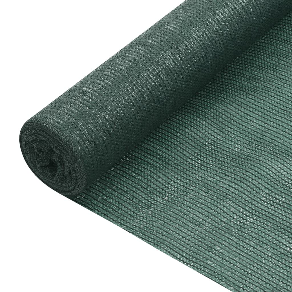 Rete frangivista verde 3,6 x 10 m HDPE 75 g/m², rete ombreggiante per esterni, giardino, balcone, terrazza