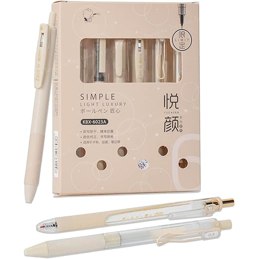 Toyshine Kawaii Click Action Pens Set 5mm