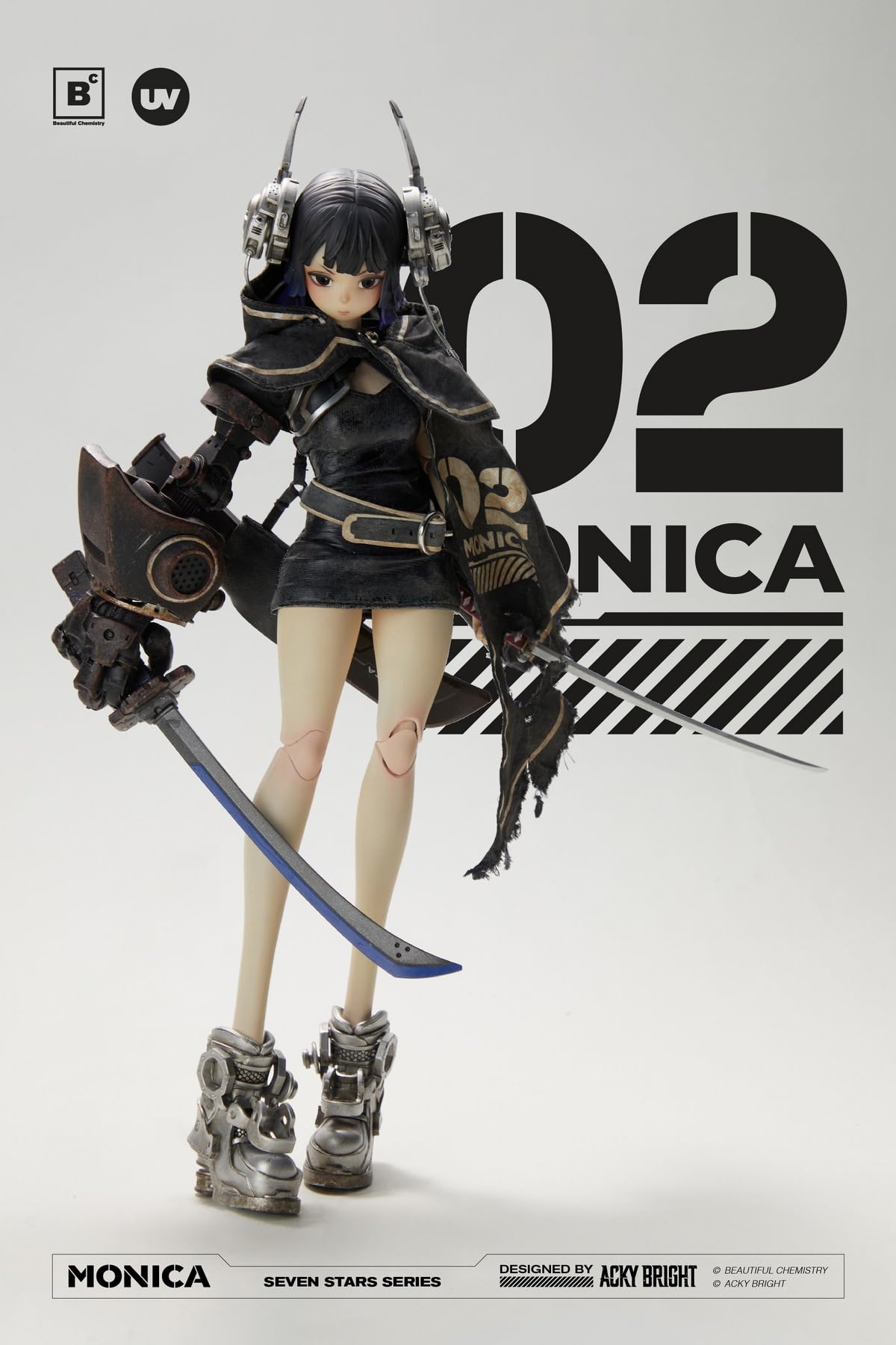 Amazon.co.jp: Beautiful Chemistry x Acky 1/6 フィギュア 02号Monica