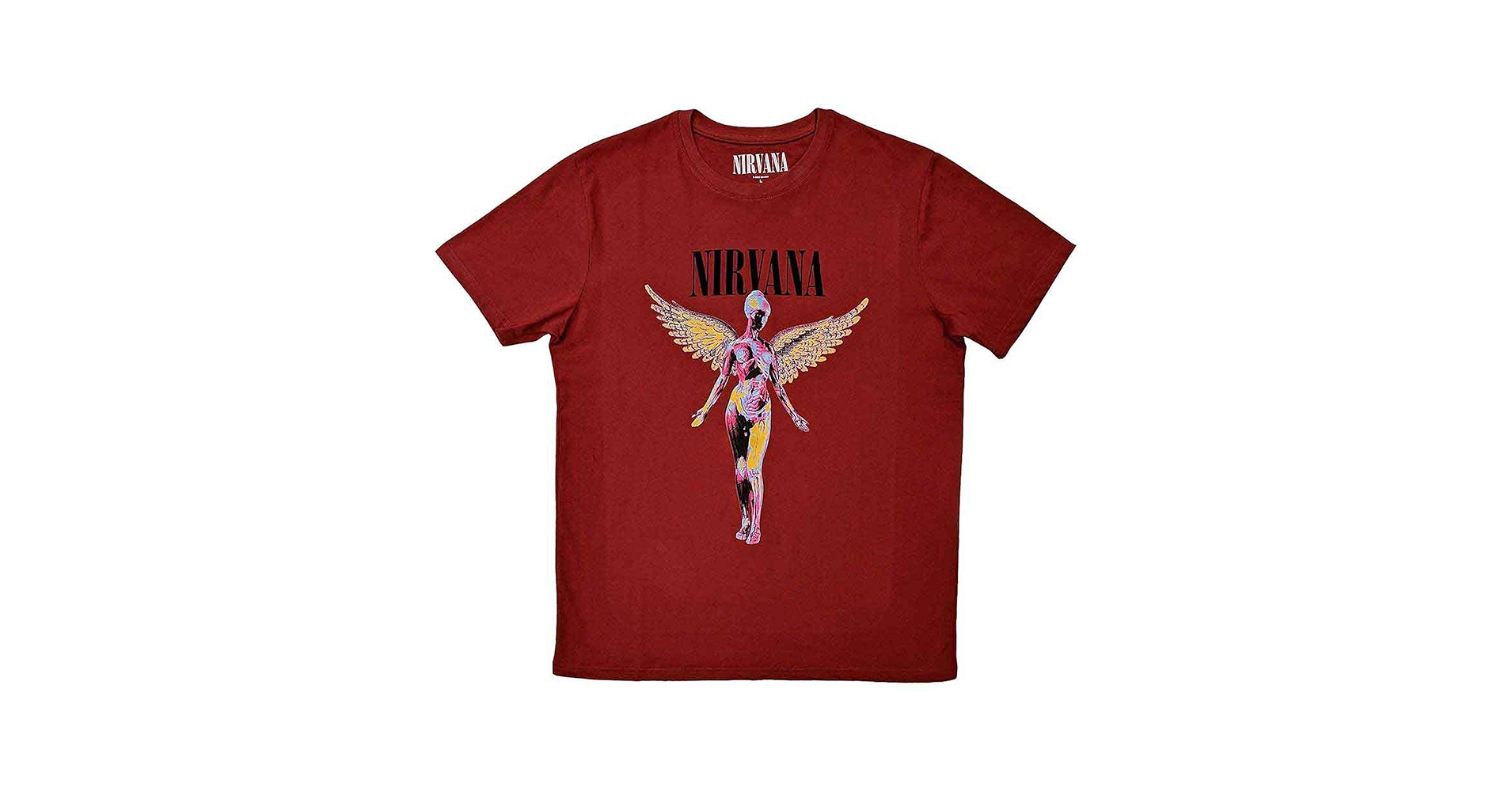 Amazon.com: Men's Nirvana in Utero T-Shirt Medium Red