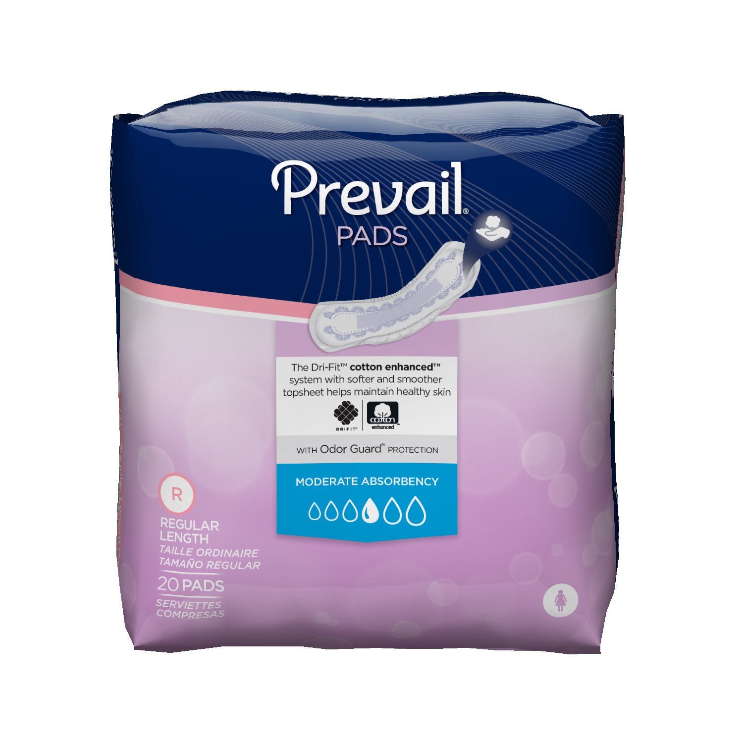 Prevail Bladder Control pads 9.25" -Moderate Absorbency (For Women) -20 Counts (For Unexpected leaks and light incontinence) (B010TM6UHU) Amazon Price History, Amazon Price Tracker