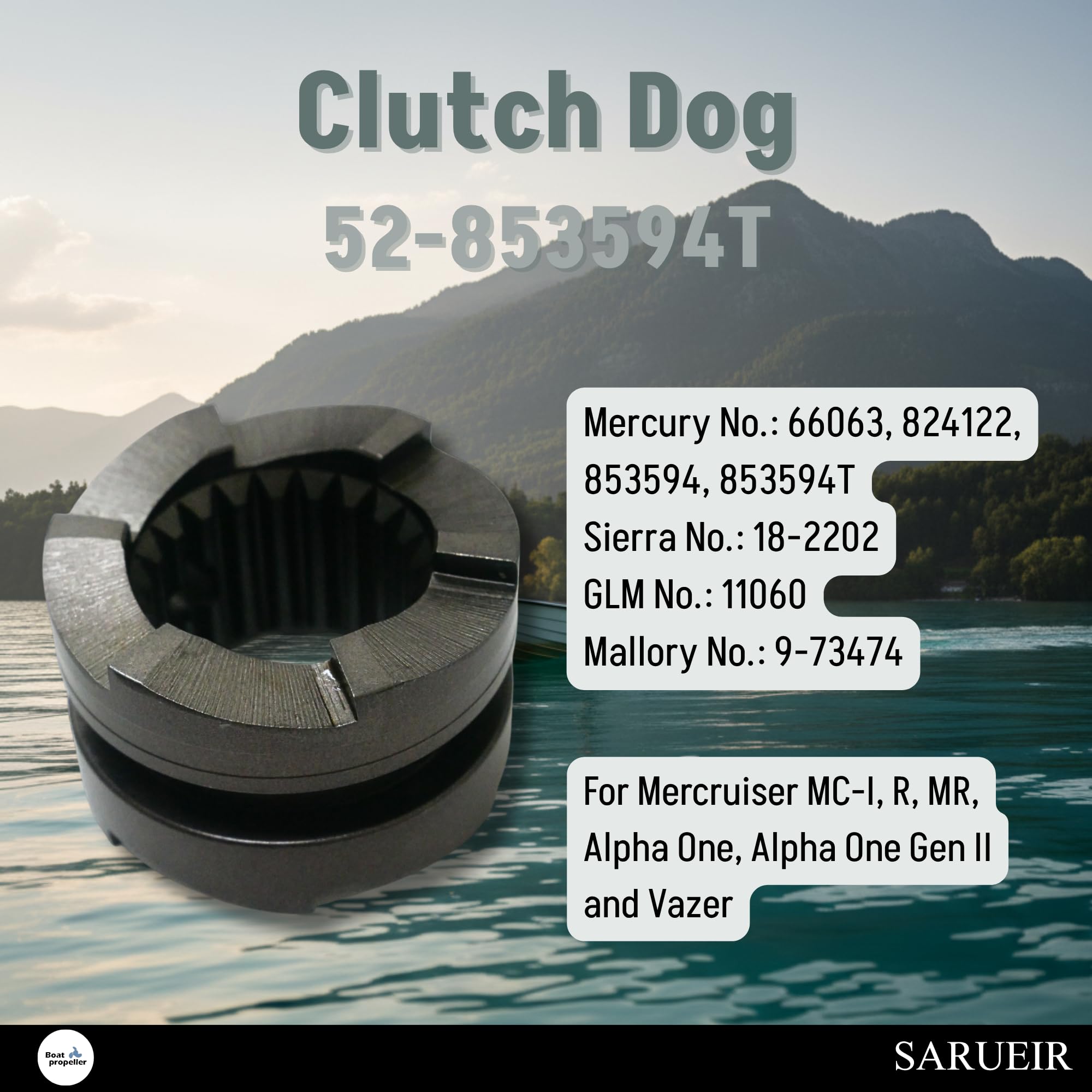 Amazon.com: Asaki 52-853594T 853594T 18-2202 Clutch Dog Compatible
