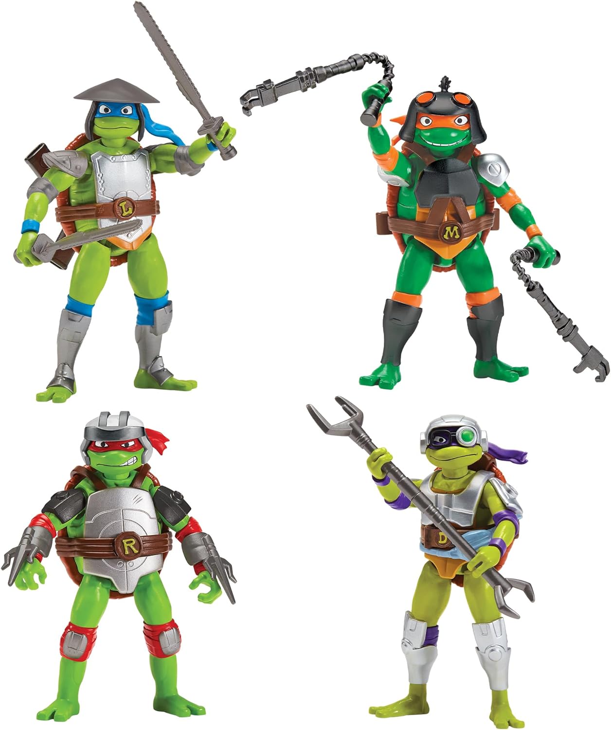 Teenage Mutant Ninja Turtles Mix N Match Armored Turtles 4pk