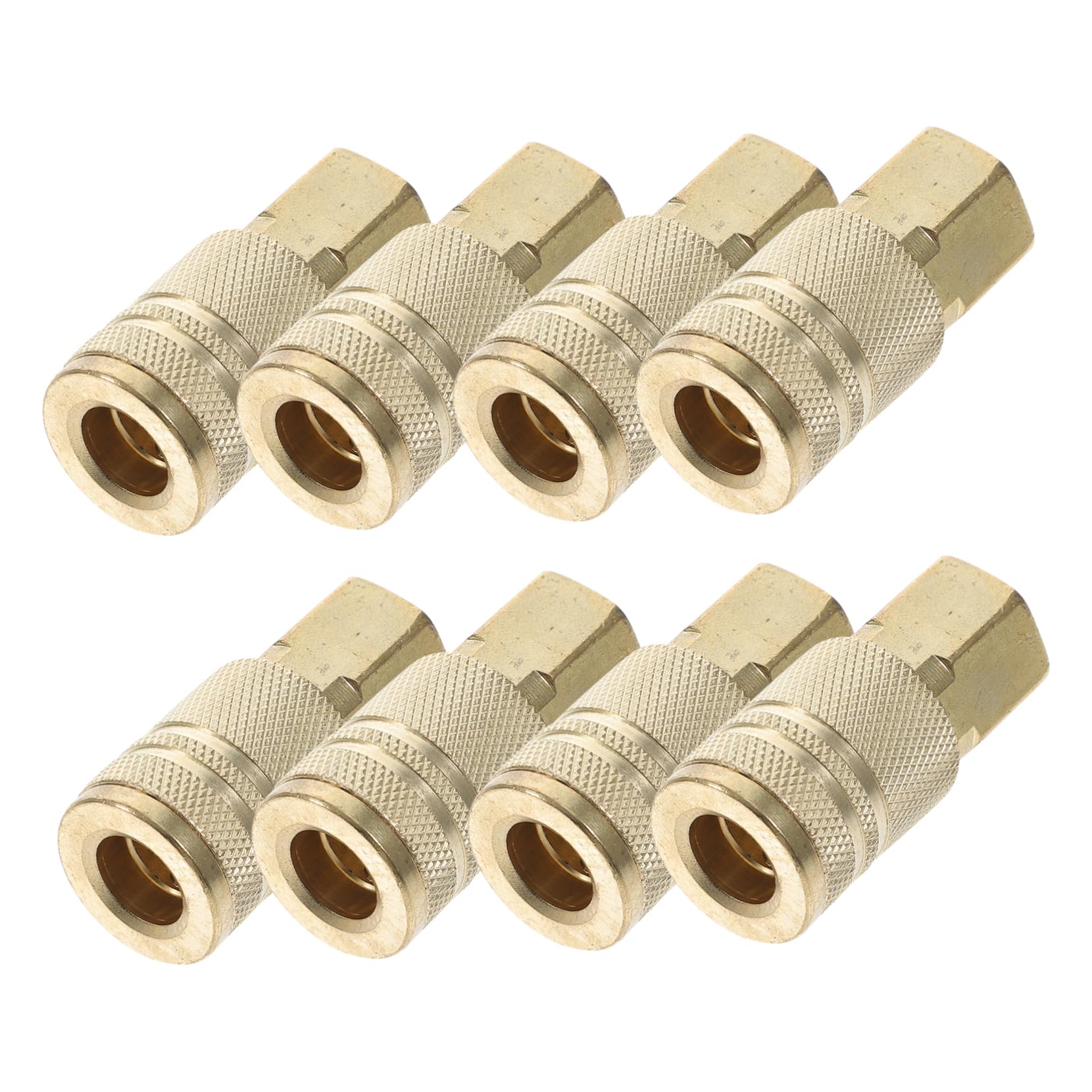 Raccord Rapide Droit 1/4 Pouce en Fer, Lot de 10 pour Air Comprimé