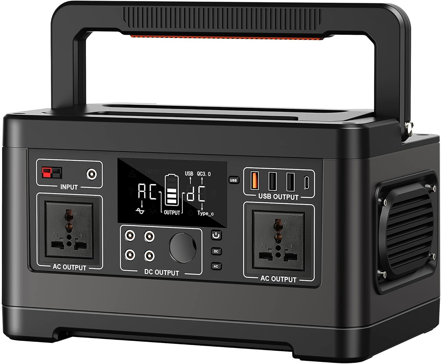 Ariyuan 500W Portable Power Station,520Wh/140400mAh Camping Battery