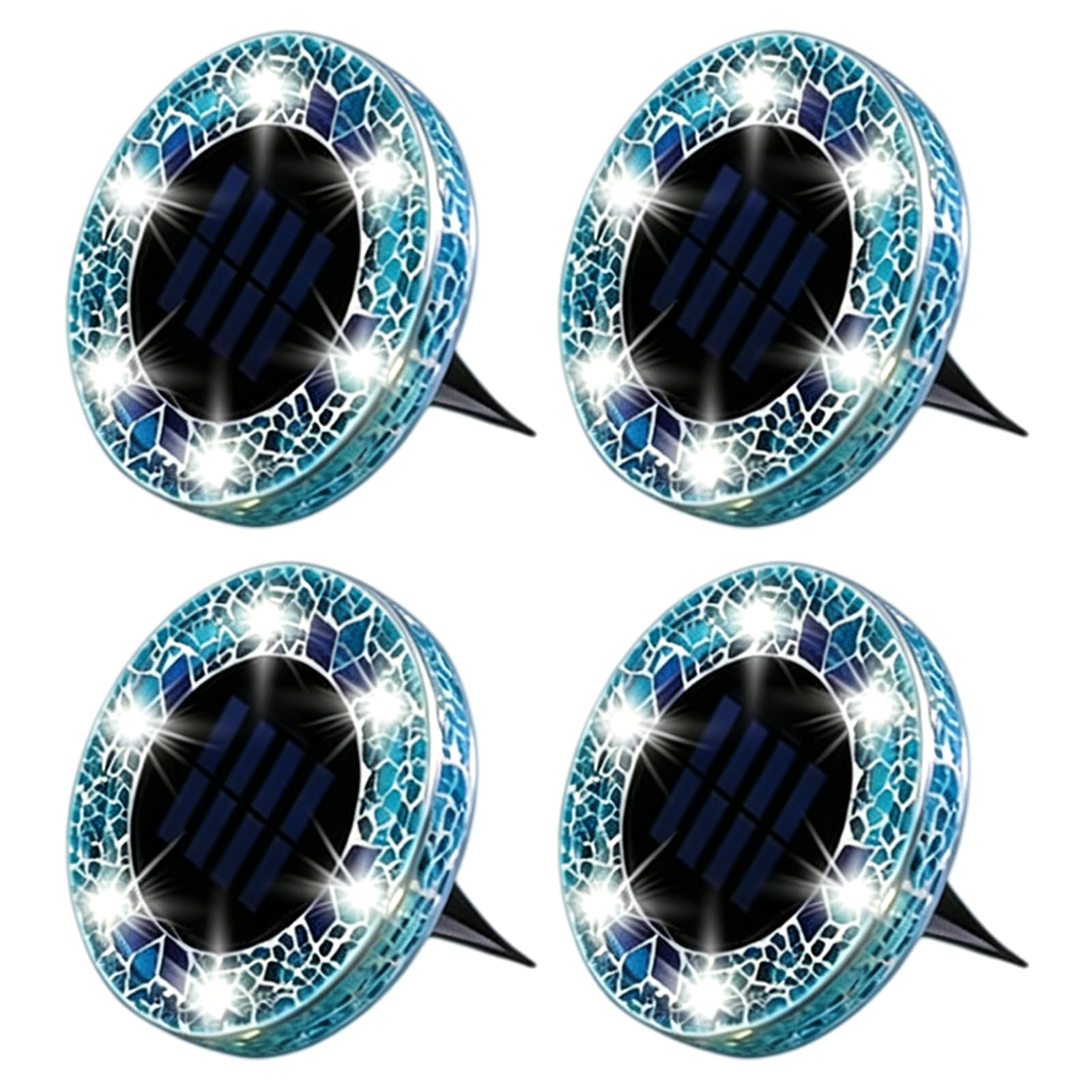 Solar Garden Lights LED Recyclable Waterproof IP44 Landscape Lighting Path Courtyard Land