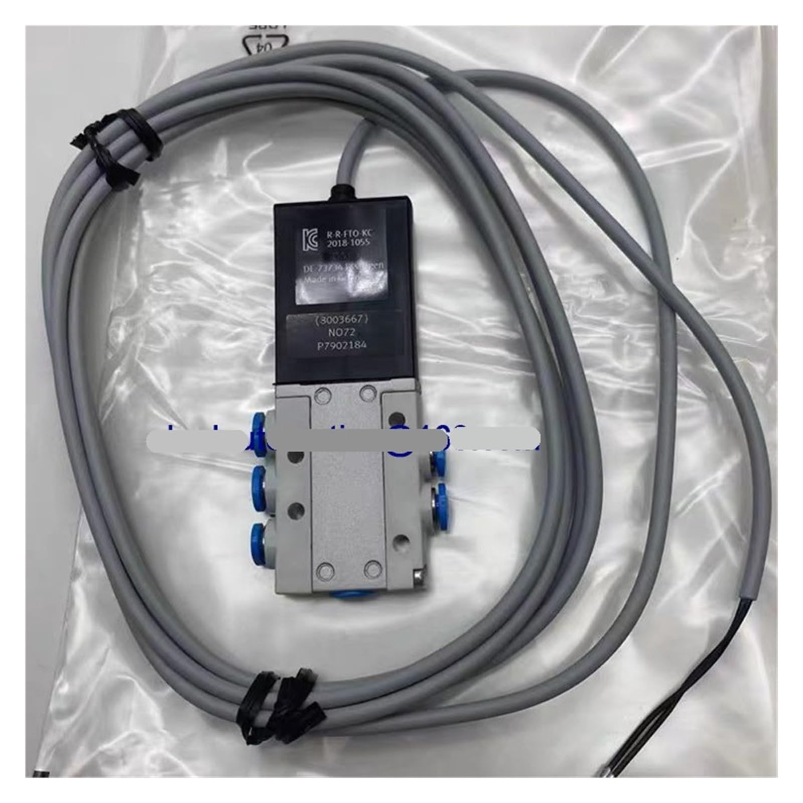 ELZNSQQK 1PCS Solenoid Valve MHE2-MS1H-5/2-QS-4 525117 MHE2-MS1H-5/2-QS-4-K 525119(525119)