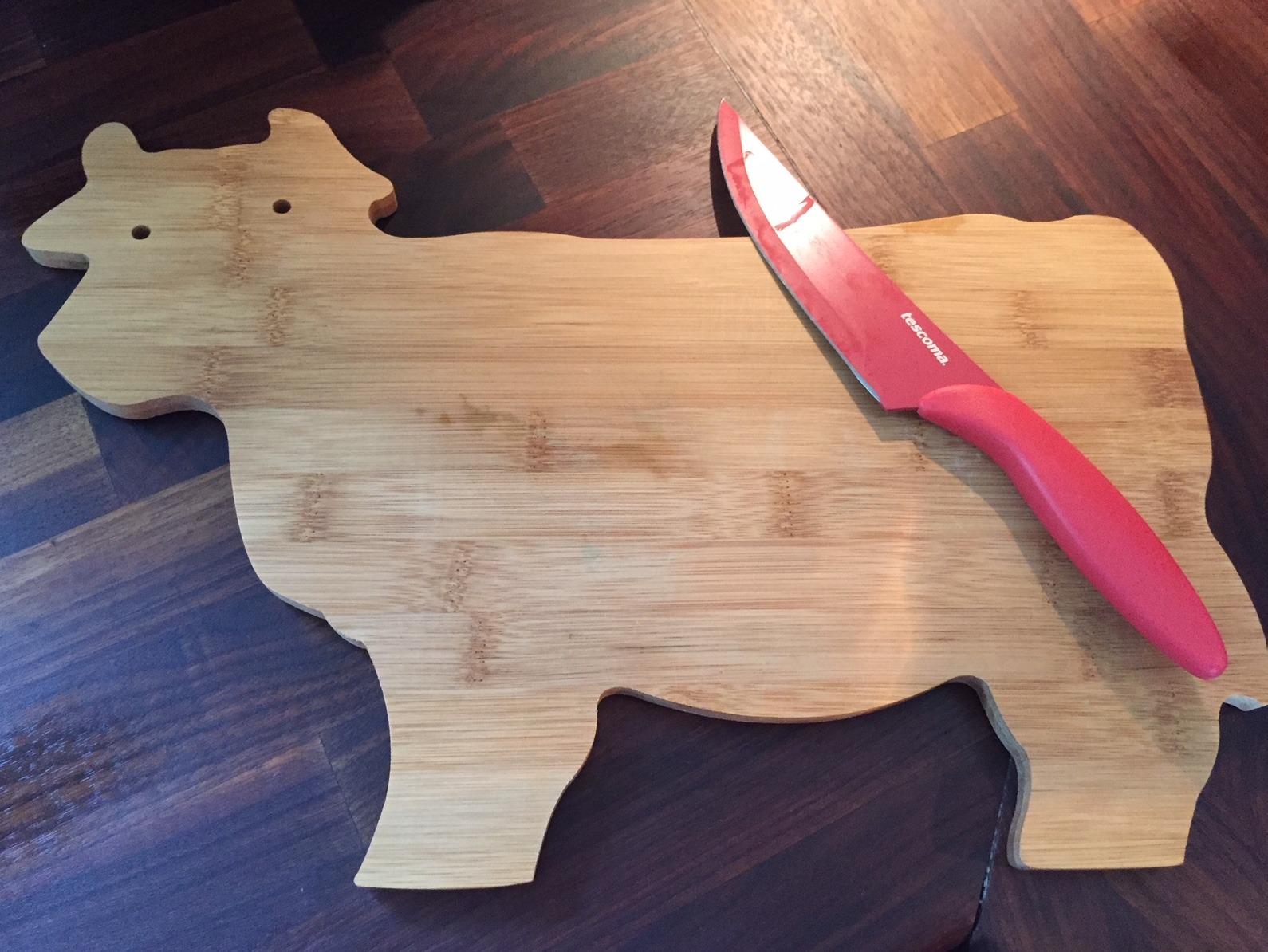 All Natural Bamboo Cutting Board Pig Bamboo Kitchen Country