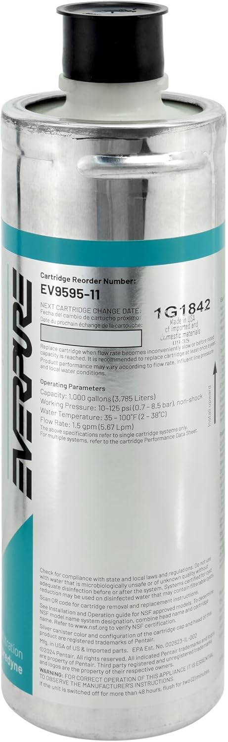 PENTAIR EVERPURE 2FC-S浄水器カートリッジ Pentair Everpure 2FC-S 浄水器カートリッジ 6本セット エバーピュア