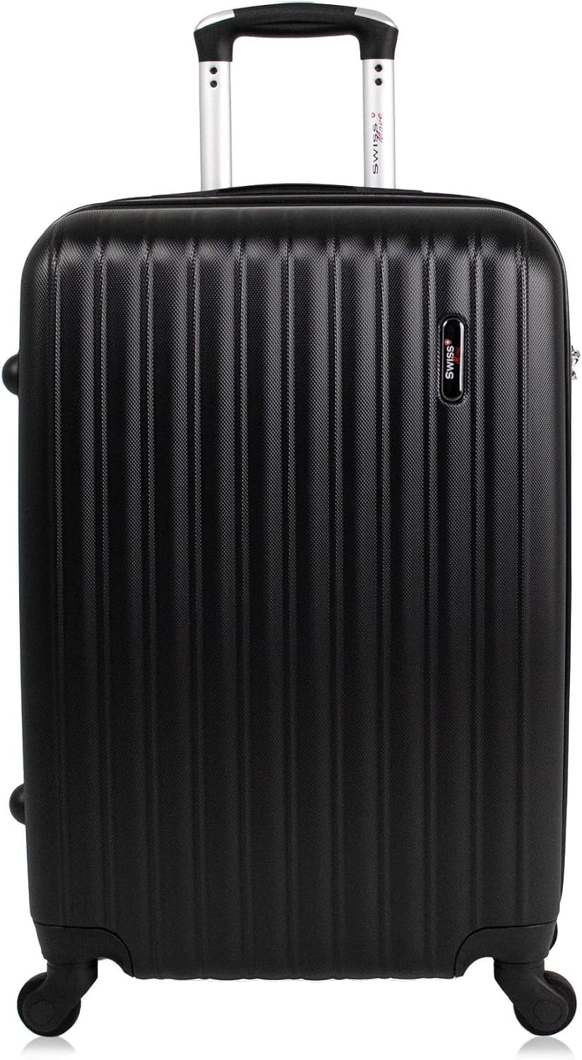 Mala de viagem média 23kg Londres Swiss Move Preta