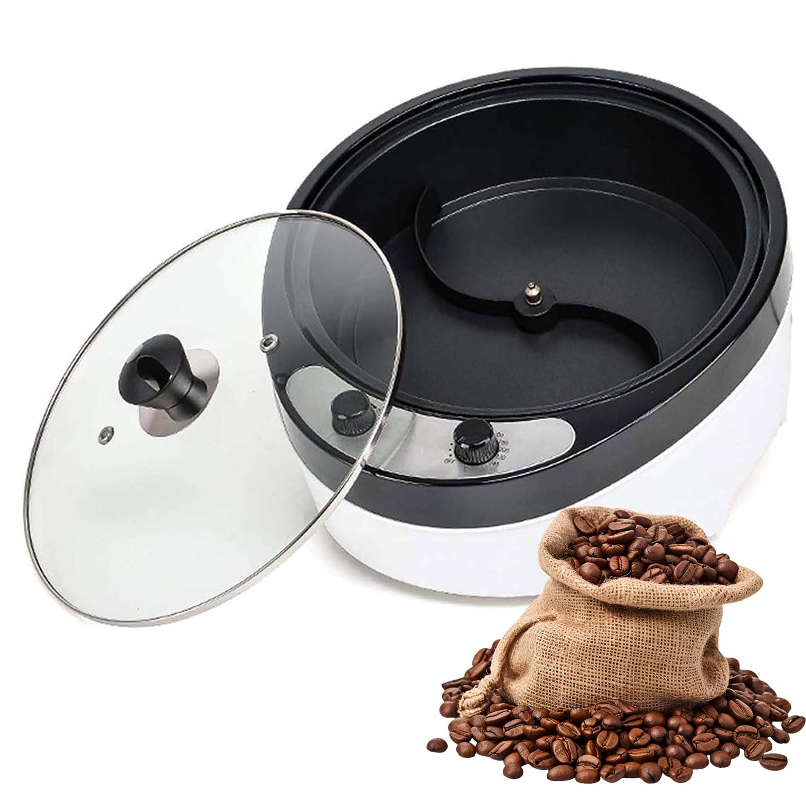 Torréfacteur de grains de café électrique avec température réglable de 0 à 240 ℃