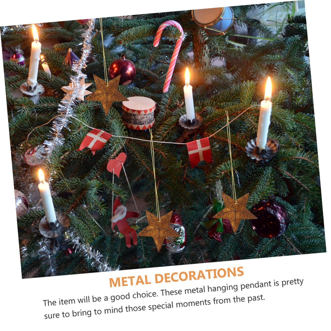 150 Piezas de pequeñas Estrellas de Metal Estilo Granero Antiguo para Manualidades, miniaturas navideñas, Decoraciones y Adornos navideños de Estilo Western, decoración rústica pa