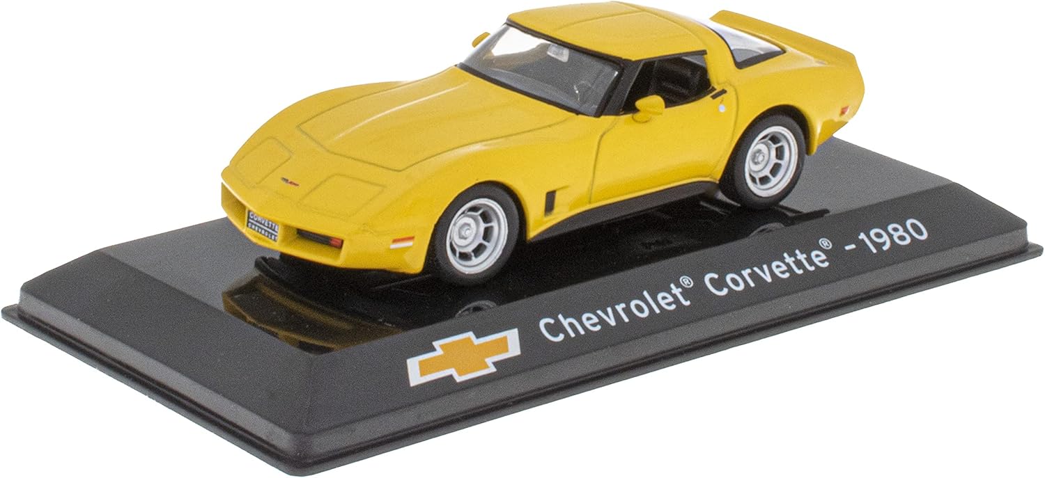 OPO 10 - Car 1/43 Collection Supercars Compatible with Chevrolet Corvette - 1980 - UP077