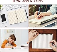 Vista 7 de Colorlife A5 Spiral Notebook 4 Pack Kraft Cover Ruled Journals Notebooks 7.9" x 5.5" Lined Journal Notebook 58 Sheets / 116 Pages for Student Office