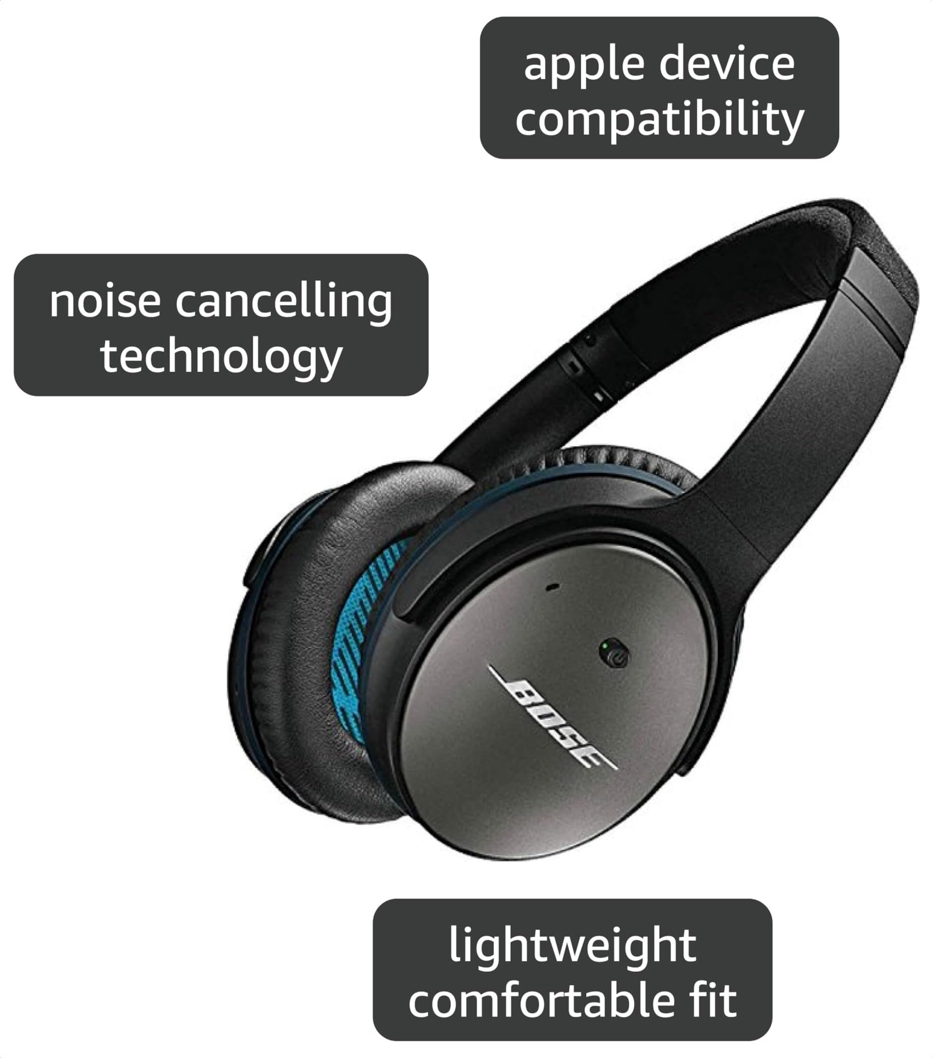 Amazon.com: Bose QuietComfort 25 Acoustic Noise Cancelling