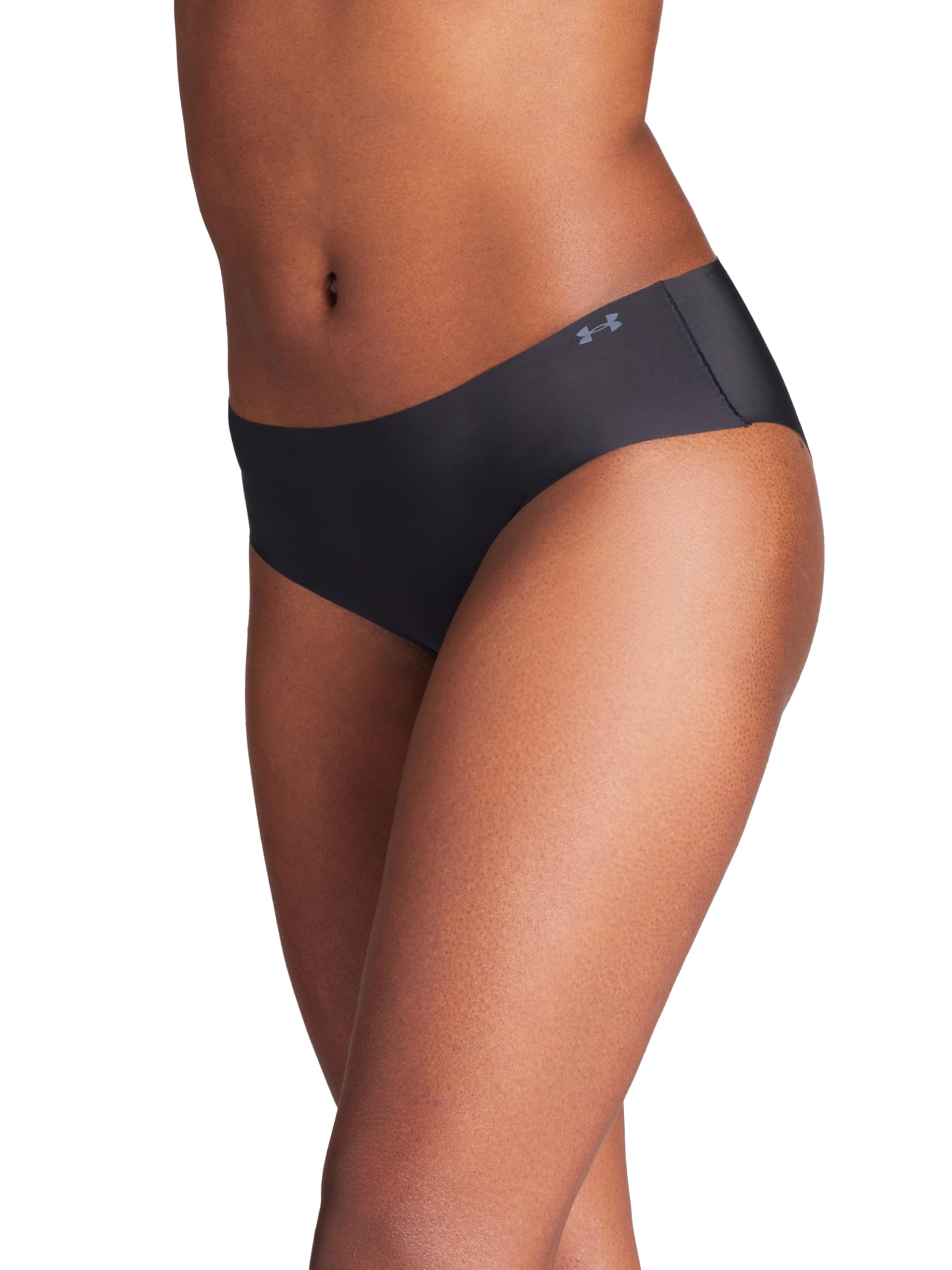 Under Armour Pack de 3 Bragas Hipster Invisible Pure Stretch para Mujer – Ajuste sin Costuras, Sin Marcas, Ultraligero, Comodidad Todo el Día