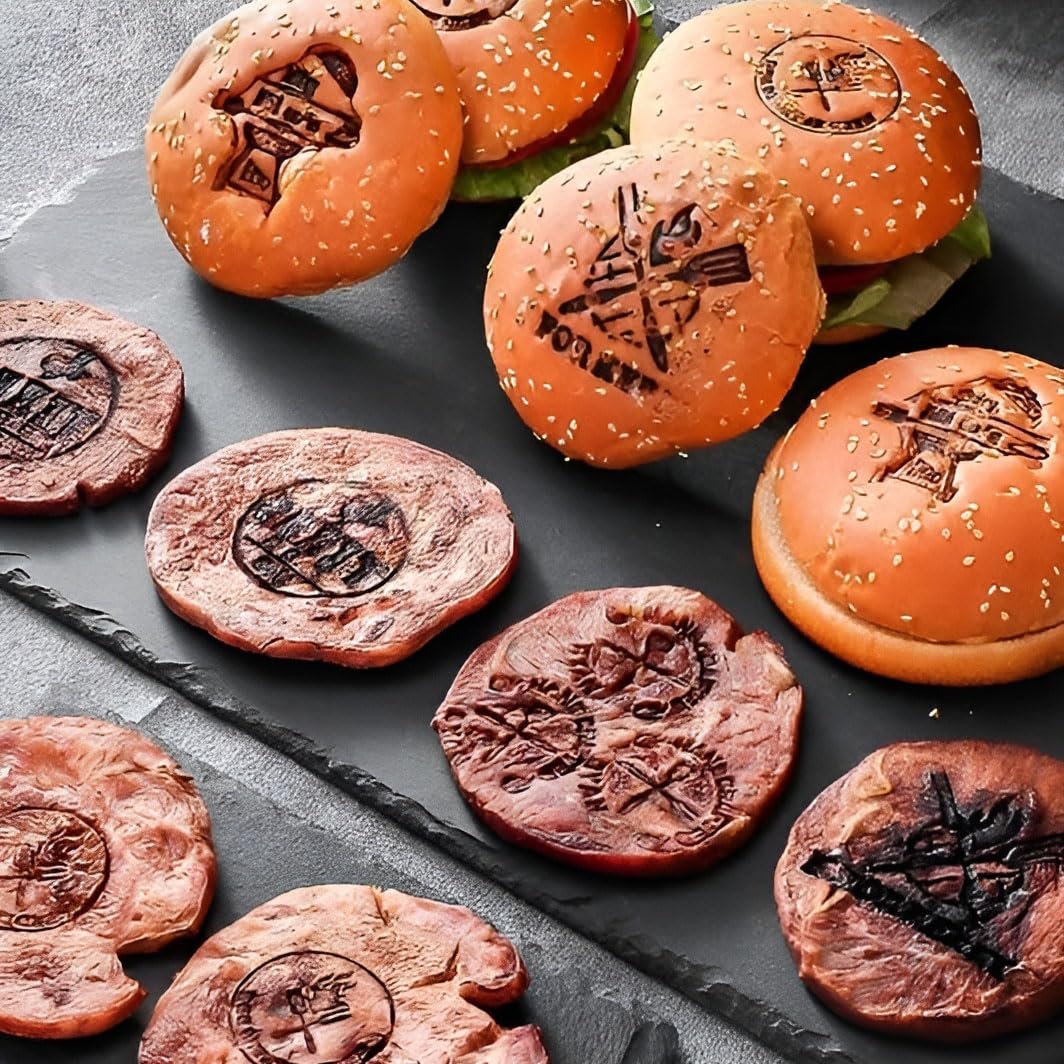 Custom Steak Branding Iron, Personalized BBQ Branding Iron With Custom Logo Design For Wood, Leather, Bread