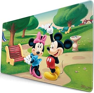 Alfombrilla de ratón Alfombrilla de Escritorio Minnie Mouse De Dibujos Animados Estera del Escritorio de Oficina del Ordenador portátil 40 * 75 cm