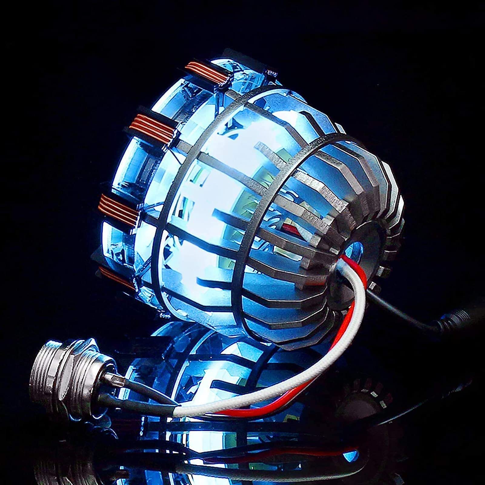 Reattore Arc Di Iron Man 1:1 Modello LED Con Controllo A Vibrazione - Giocattolo Da Collezione Finito, Interfaccia USB