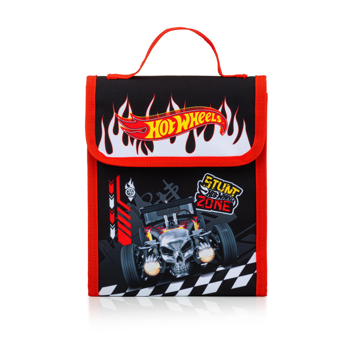 Hot Wheels Sac à dos pour enfant 4 pièces comprenant sac à déjeuner, bouteille d'eau et trousse à crayons
