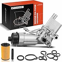 A-Premium Oil Cooler & Filter Housing Assembly w/ Gaskets for Chevy Cruze Sonic Trax Buick Encore 1.4L Turbo 2011-2021