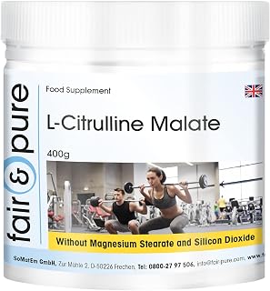 Fair & Pure® - L-citrulline Malate - Vegan - Without Any additives - 400g Powder