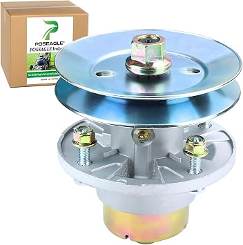 AM144608 Spindle Assembly with UC20697 Spindle Pulley for John Deere X330 X350 X354 X370 X380 X390 X570 X580 X584 X590 Z325E Z330M Z330R Z355E Z355R Z375R Z515E Z525E Z530M Z535M ZTrak Mowers