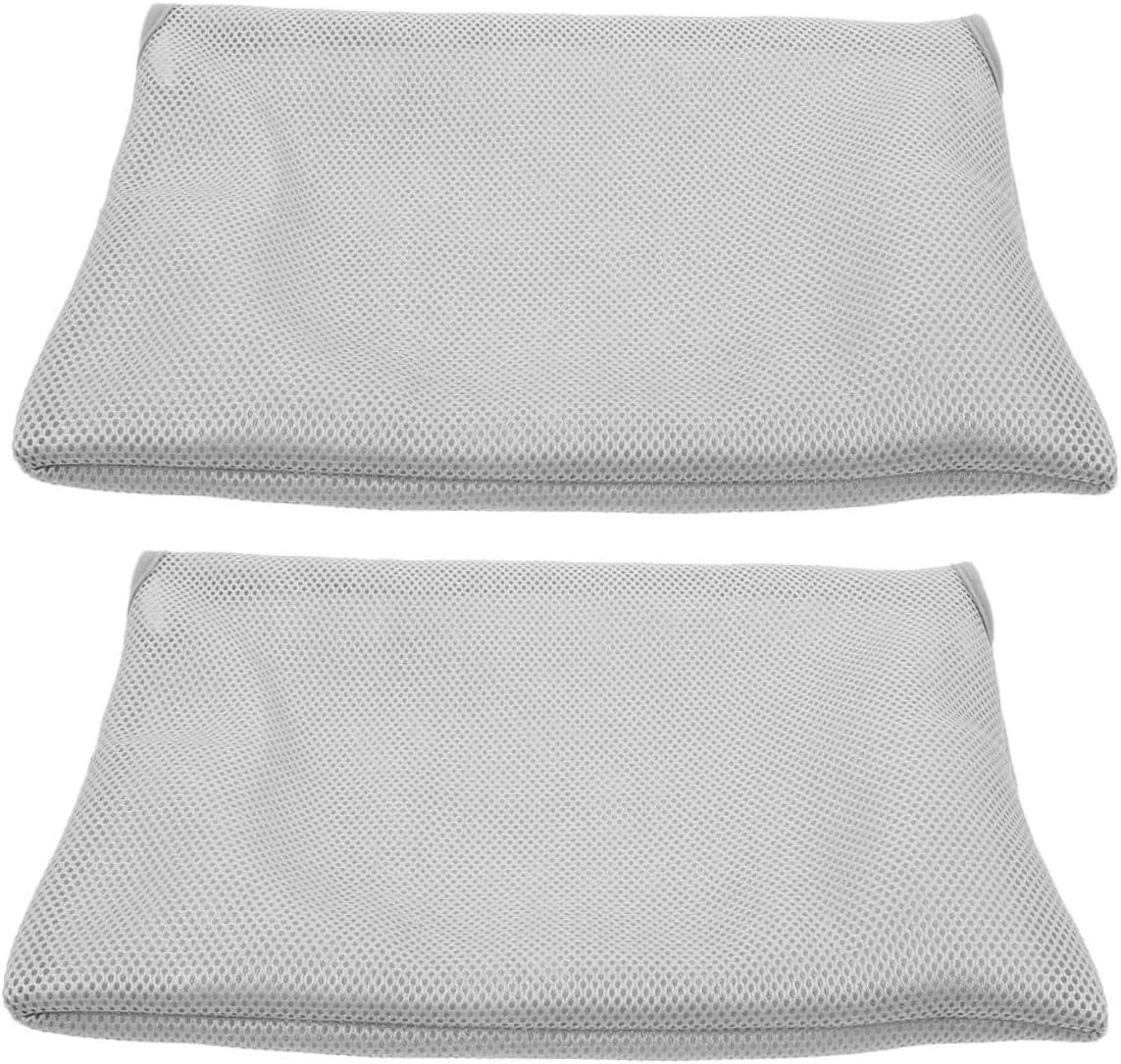 VICASKY 2pcs Cat Window Hammock Cover Detachable Washable Cloth Perch Foldable Cordless Cat Bed Accessory for Indoor Comfortable Replacement Cover Grey
