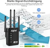 Wodgreat AC1200 WiFi Jelerősítő - Dual Band (5GHz 867Mbps + 2.4GHz 300Mbps) Repeater, Router és AP Mód, WPS, 45+ Eszköz Támogatás 2