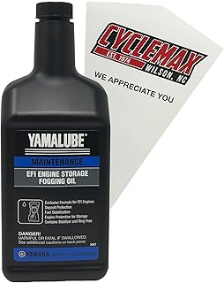 One Pack compatible with Yamaha Yamalube EFI Engine Storage Fogging Oil ACC-STORR-IT-32 Contains One Quart and a Funnel