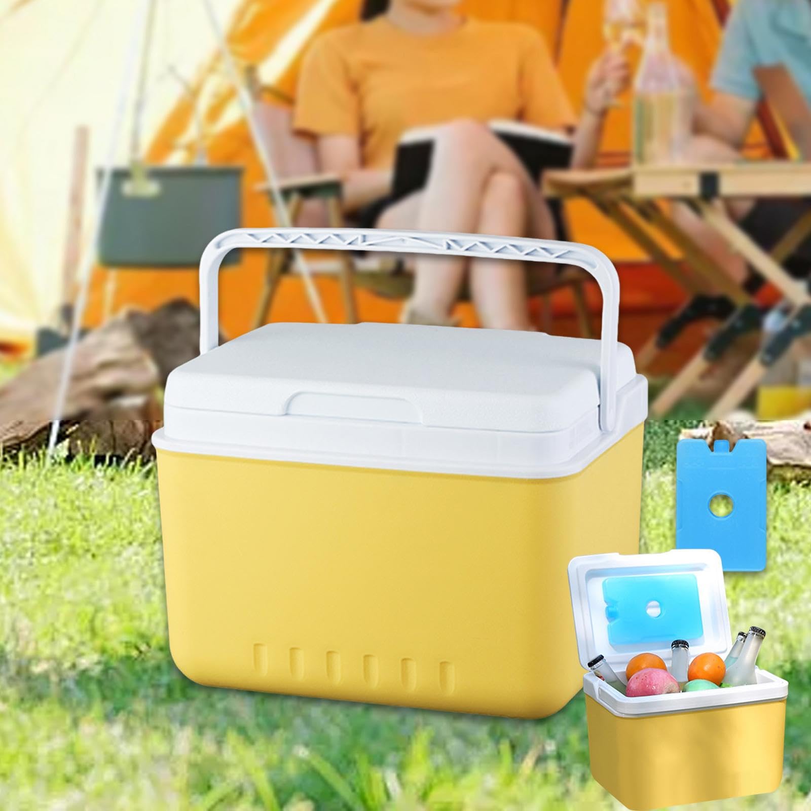 Nevera Portátil Isotérmica, Organizador, Contenedor, Refrigerador, Cubo para Bebidas, Estuche para Camping, Pesca Y Barbacoa.