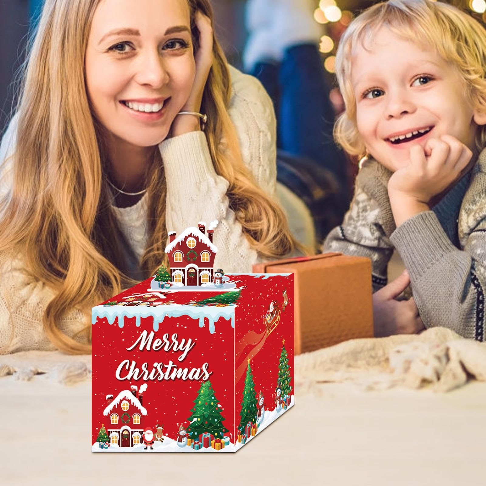 Xowwyue Porte-Billets De Noël - Cartes De Vœux Avec