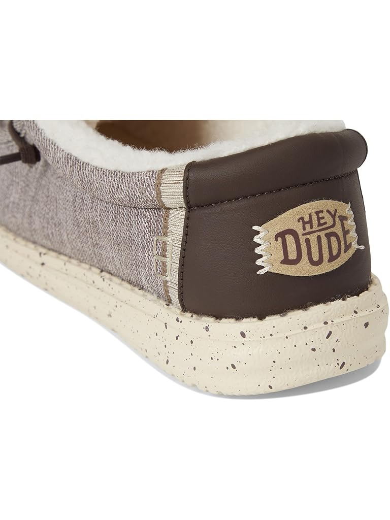 Brown Hey Dude Wally Heathered Cozy (Little Kid/Big Kid)