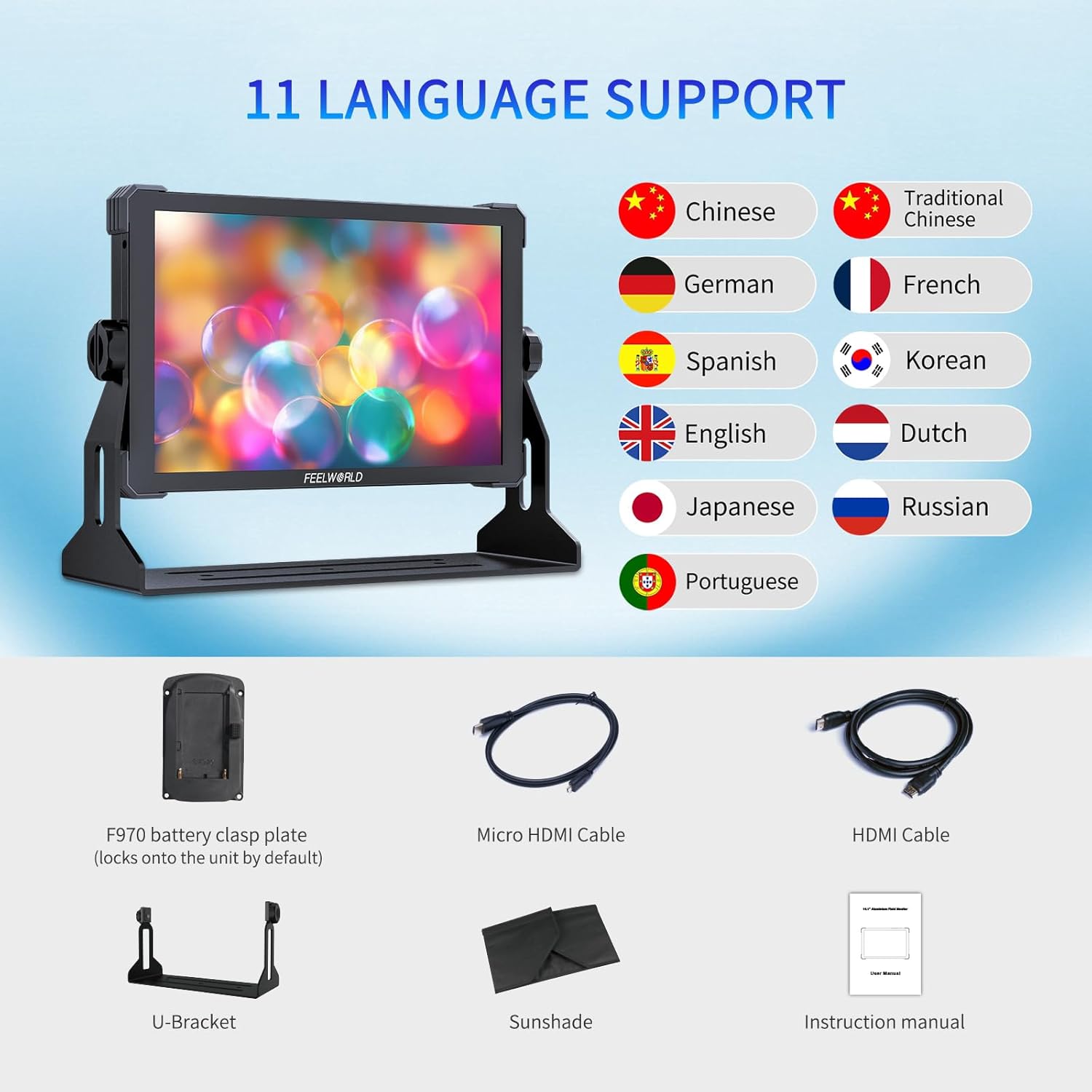 Contents of FEELWORLD T10 box