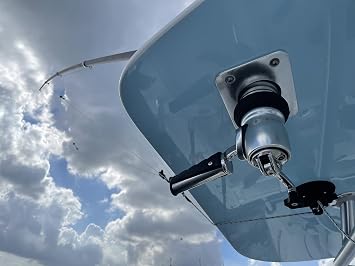 TIGRESS XD 3K Carbon Fiber TELESCOPING Center Outrigger, Outrigger for Use on Sport Fishing Boats Up to 40 Feet