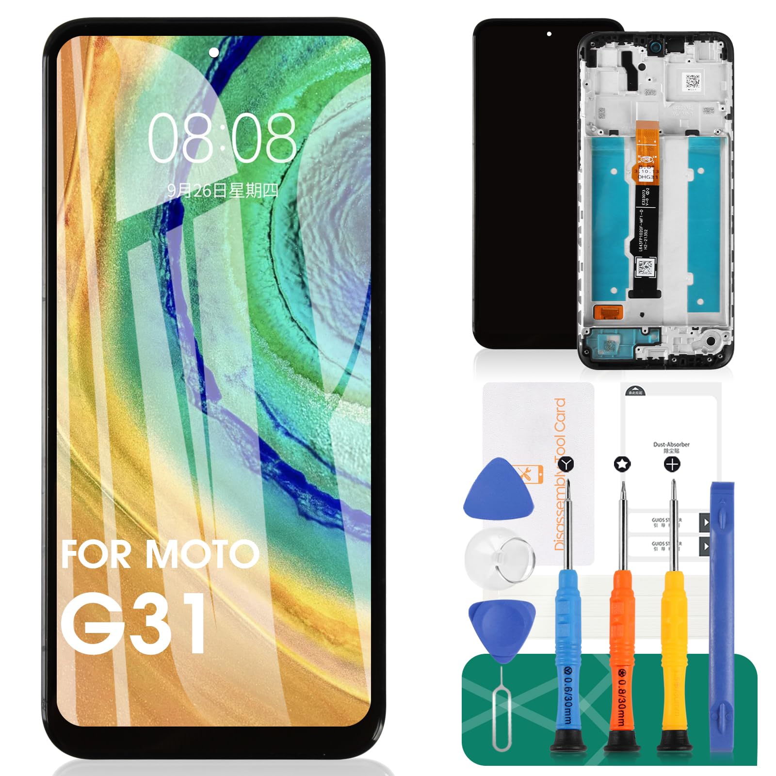 Amazon.com: for Moto G31 Screen Replacement for Motorola Moto G31