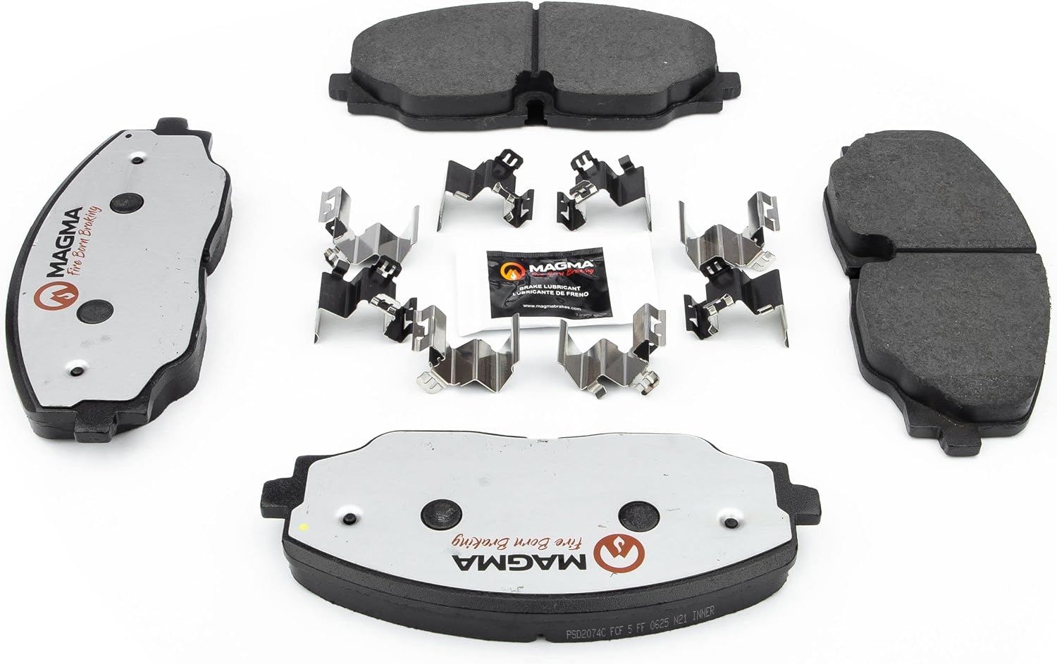 MAGMA MaxValue MXD2074C Ceramic Brake Pads, Front