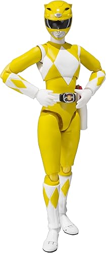 Bandai Tamashii Nations S.H.Figuarts Yellow Ranger "Mighty Morphin Power Rangers" Figura de acción