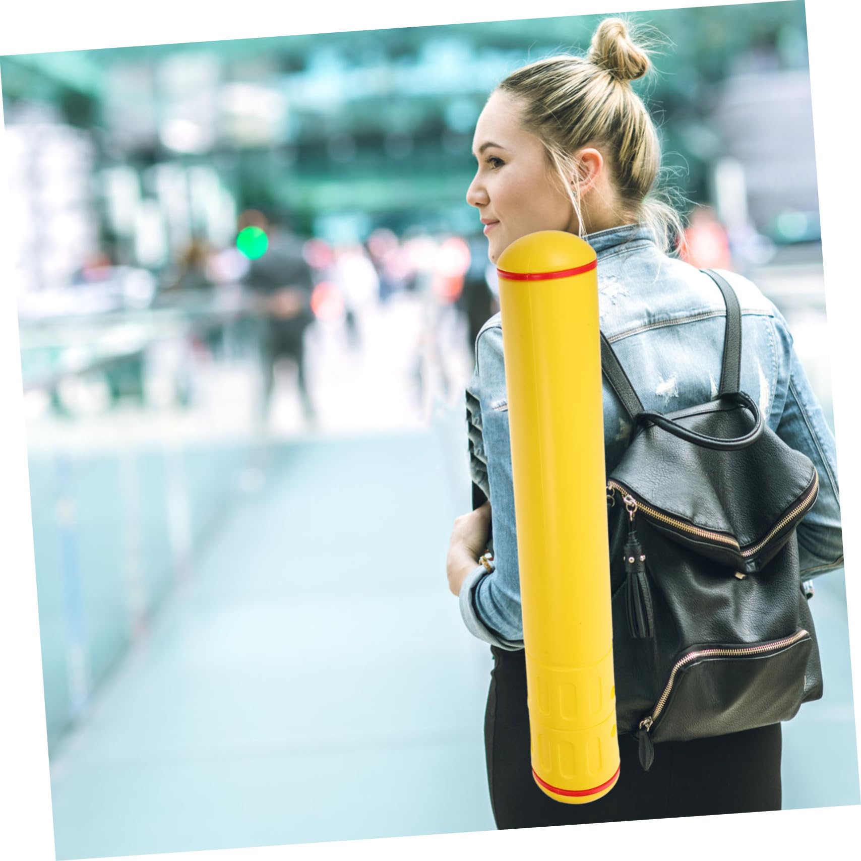 NUOBESTY 2pcs Strong and Versatile Poster Tube Telescopic Storage Tube for Artwork Documents Outdoor Transport Shoulder Strap