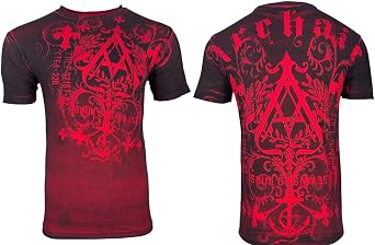 Archaic by Affliction Mens T-Shirt Catface