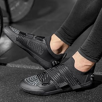 Yummsion Zapatos De Fitness Deadlift,Weightlifting Shoes,Zapatillas Halterofilia,Deadlift Shoes Hombres Mujere,Zapatos De Levantamiento De Pesas,Ligeras Y CóModas,para Gimnasio Interior2