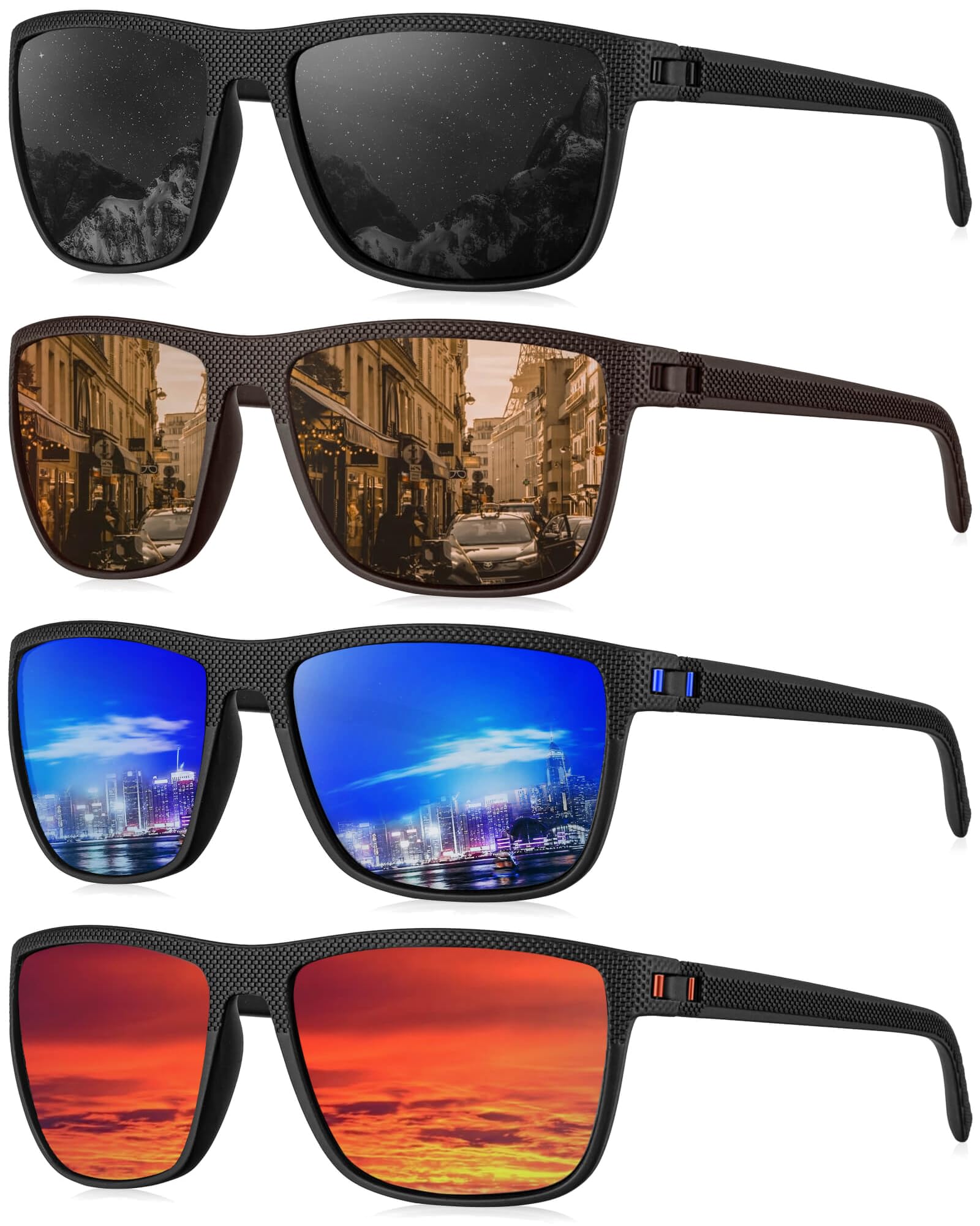 KALIYADI Mens Polarized Sunglasses