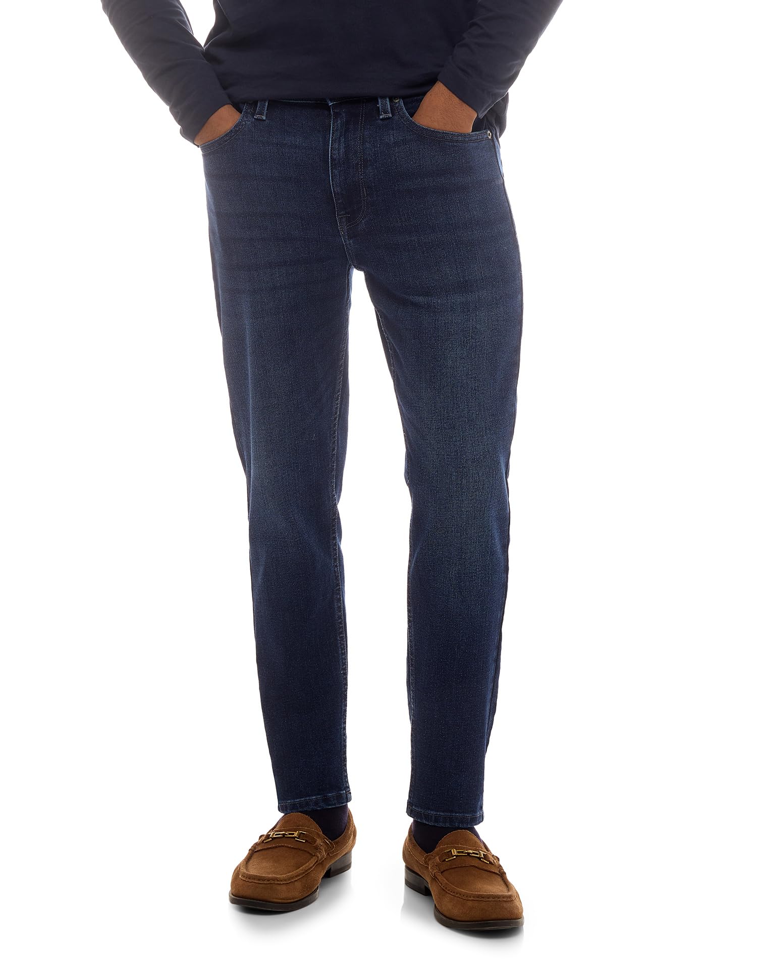 flying machine Men's Relaxed Tapered Fit Jeans| Solid | Mid Rise | Stretchable | Jeans for Man-picture-23