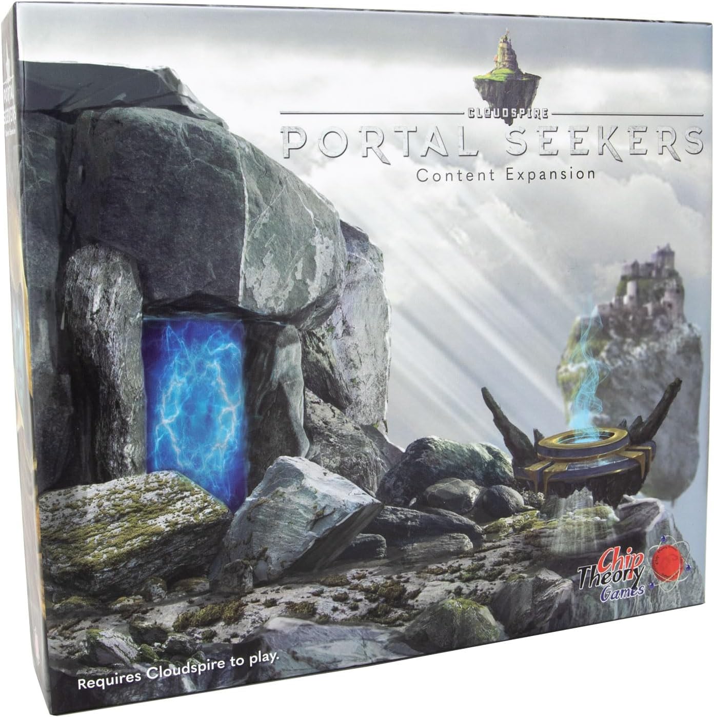Chip Theory Games Cloudspire: Portal Seekers, Strategy Board Game Add-On, Campaign, RPG Game Accessory, 2-4 Players, Adults, Teens Ages 14+