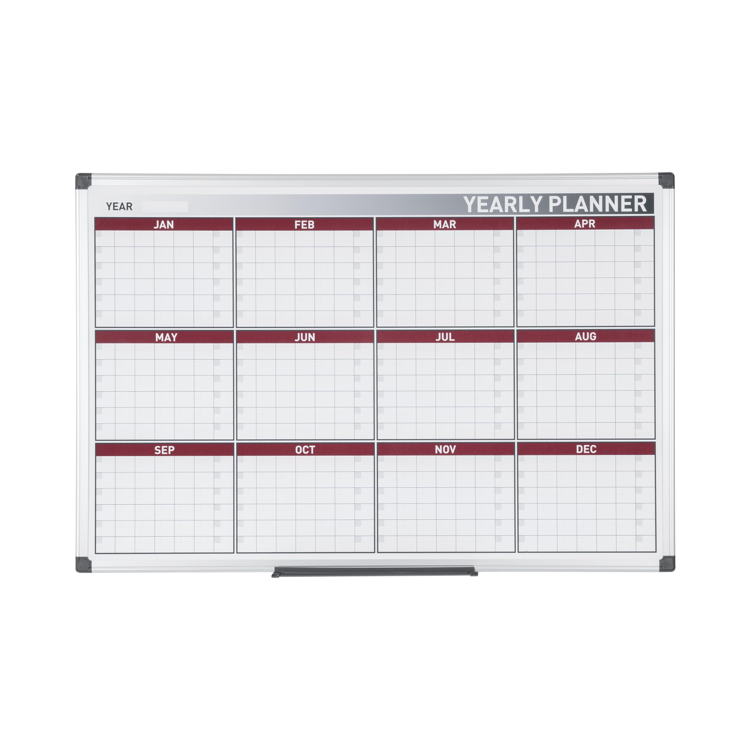 Bi-Office GA0375170 - Planner Annuale da Muro, 900 x 600 cm, Multicolore