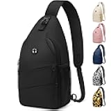 Crossbody Bags for Women Men Trendy Sling Bag Backpack Casual Chest Bag with Convertible Shoulder Strap