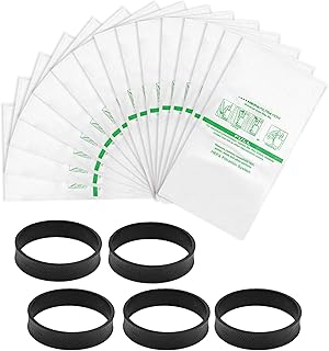 LINNIW 15 + 5 Pack 204811 Micron Magic Hepa Filter Plus Bags, Universal Hepa Cloth Bags and Belts 301291 for Kirby Models ...