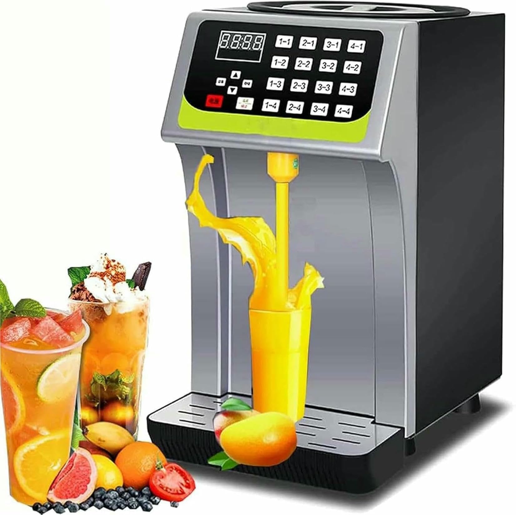 Machine de dosage du fructose avec 16 options de sucre