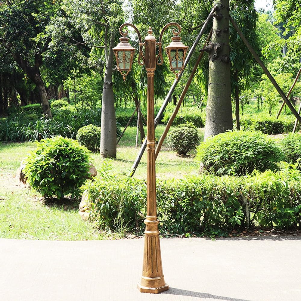 Genérico Farola europea de poste alto de 2 luces
